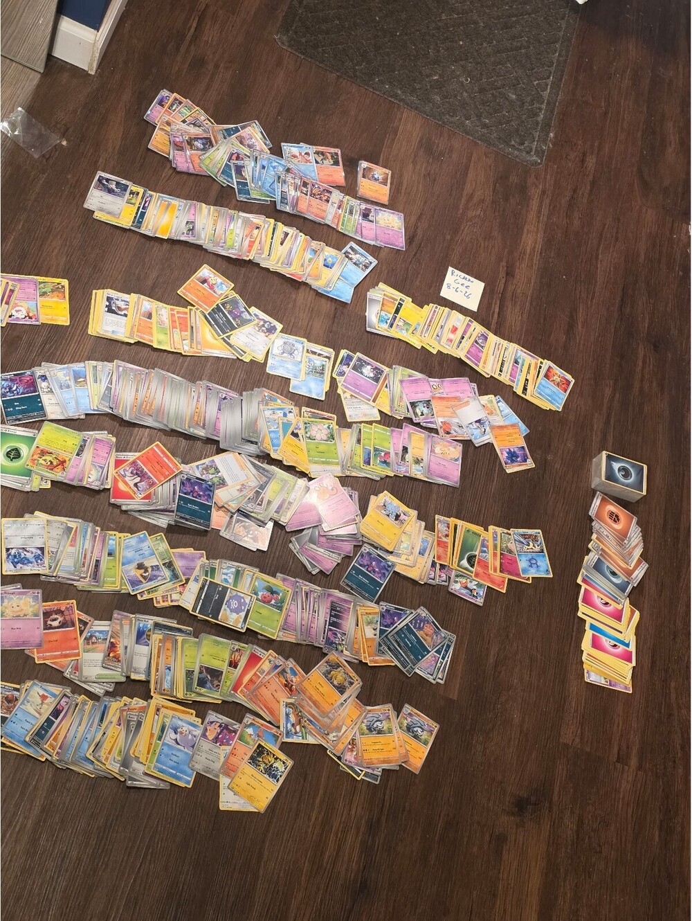 1700 random modern pokemon cards